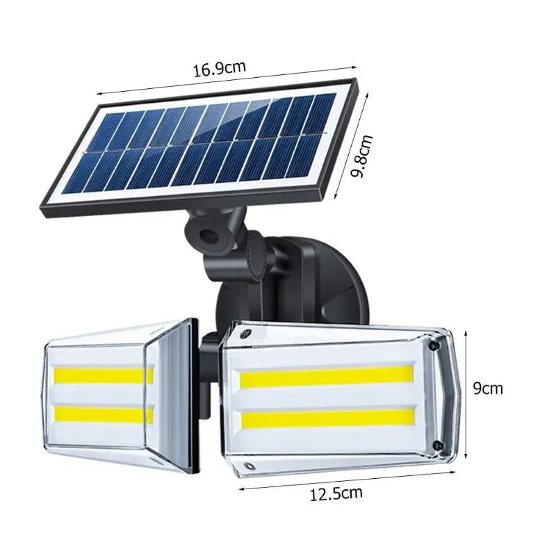 Lampe solaire jardin Double Spot LED – Image 3