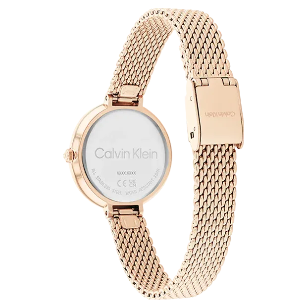Calvin Klein - Montre Timeless Bracelet Fin Doré – Image 3