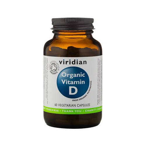 Organic Vitamin D2 (Vegan) 400iu Veg Caps