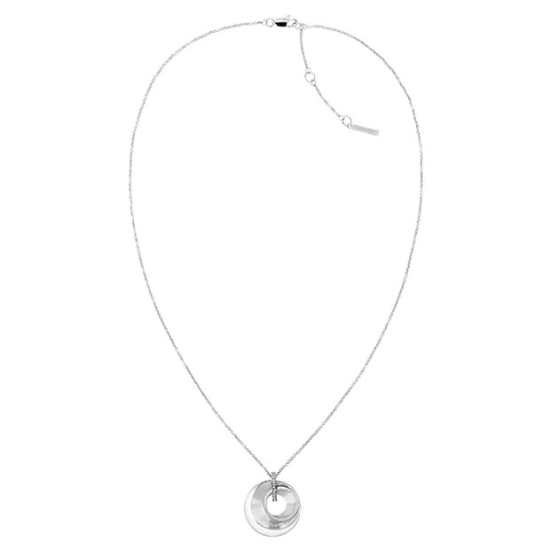 Calvin Klein - Collier Pendentif Cercles & Cristaux
