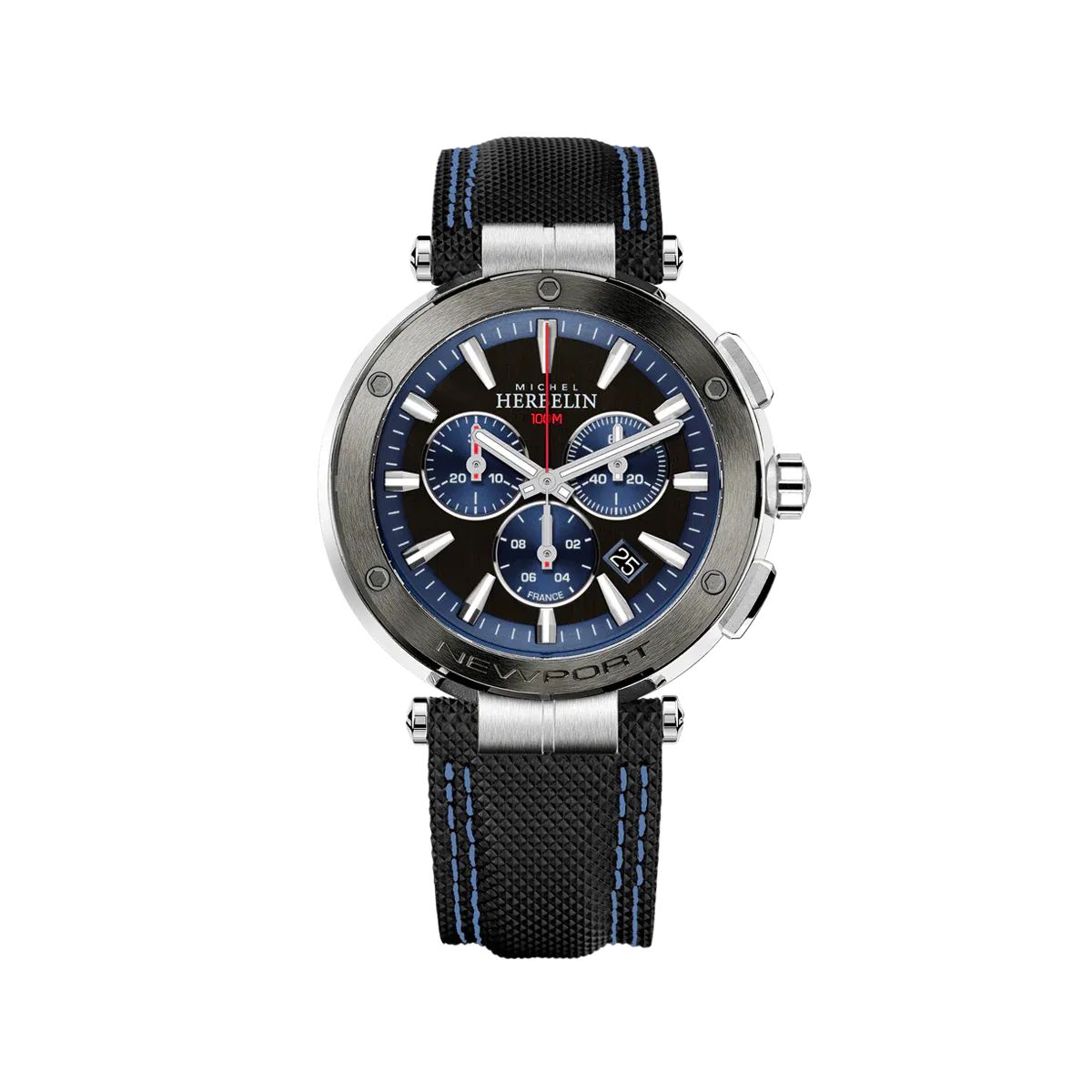 Michel Herbelin - Montre Newport Chrono Fond noir