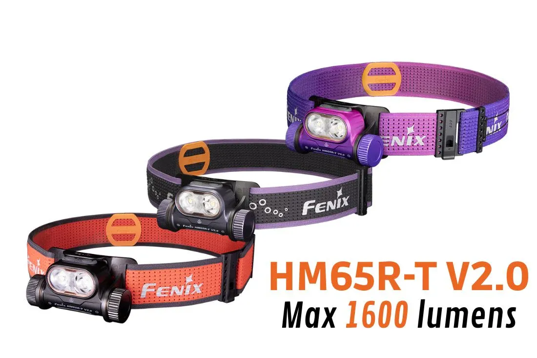 Fenix HM65R-T V2.0 - 1600 lumens - Rechargeable USB-C