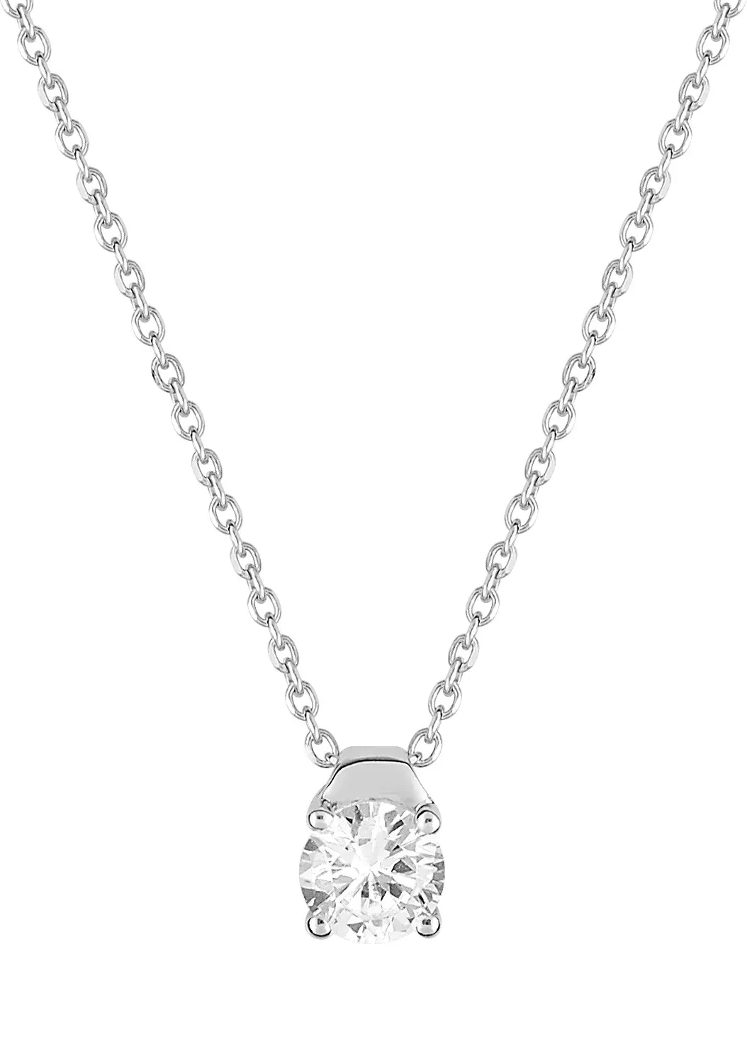 Pixies - Collier Pendentif Oxyde Or Blanc