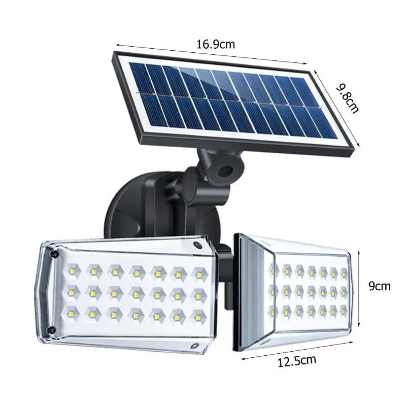 Lampe solaire jardin Double Spot LED – Image 4