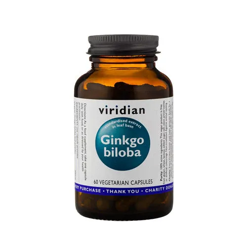 Ginkgo Biloba Leaf Extract 60 Veg Caps