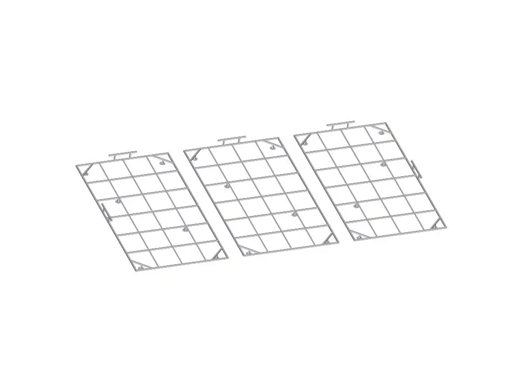 Caillebotis hauteur de + 12m²