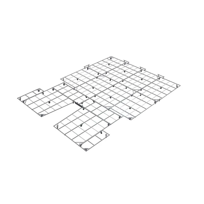 Caillebotis perche 8m00 x 6m00 sur roulette