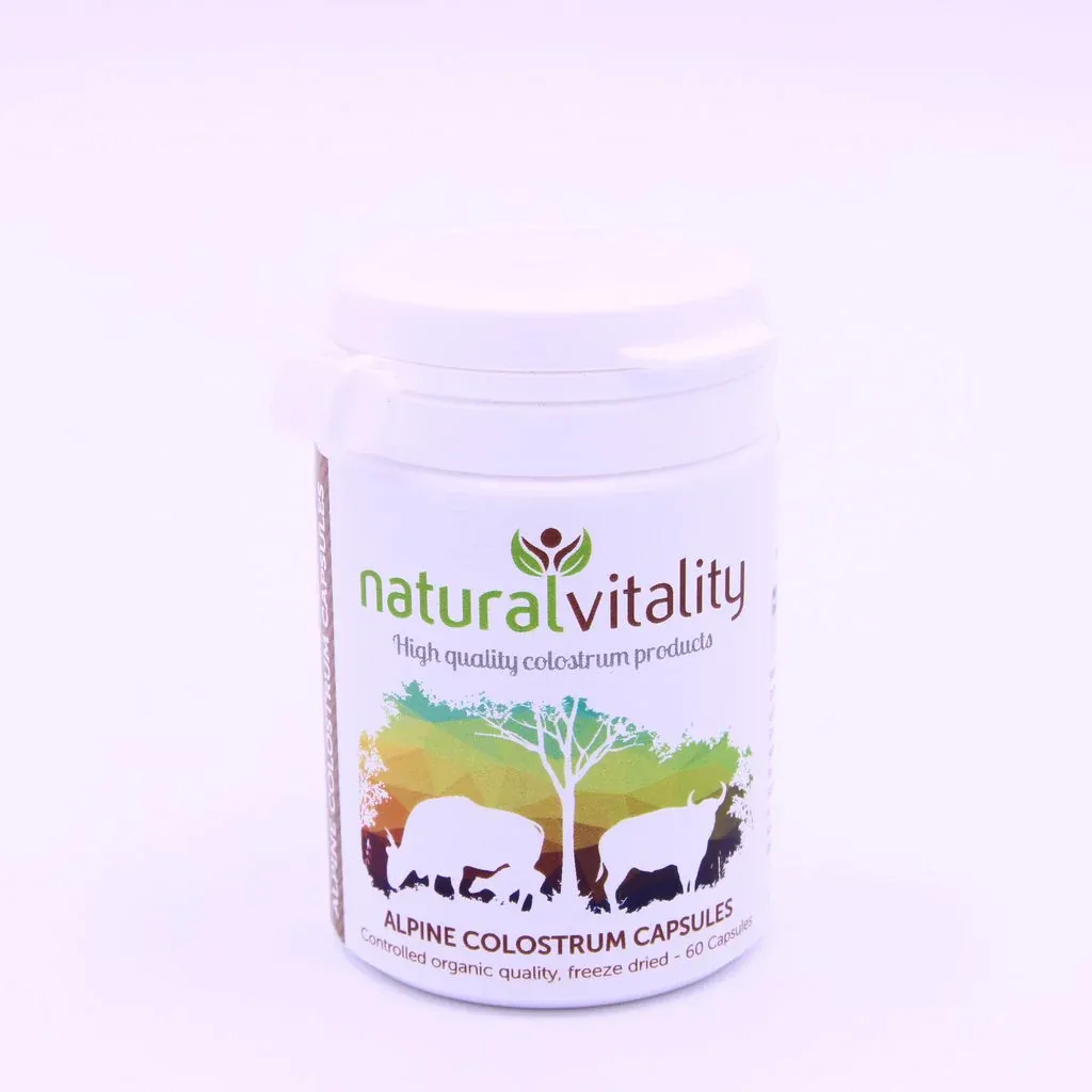 Colostrum Capsules produced by Alpine Cows x 60