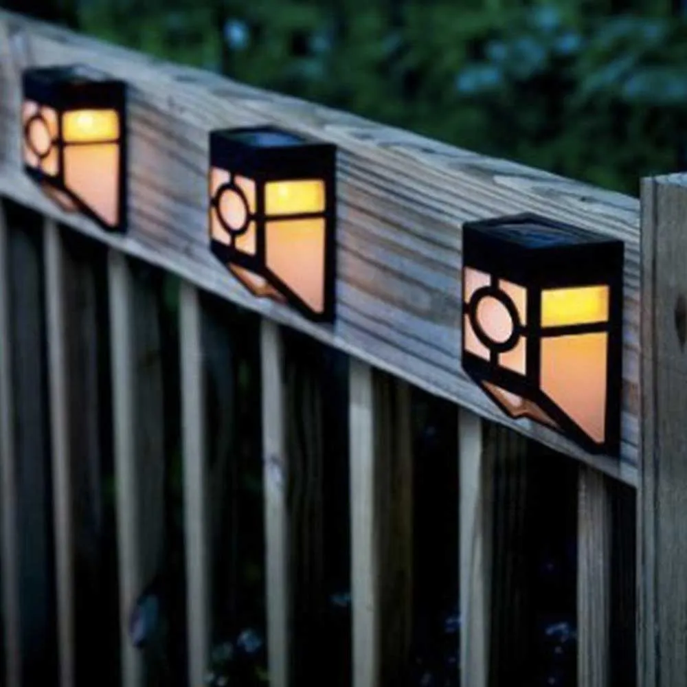 Applique Murale Solaire 2 Veilleuses Noire – Image 3