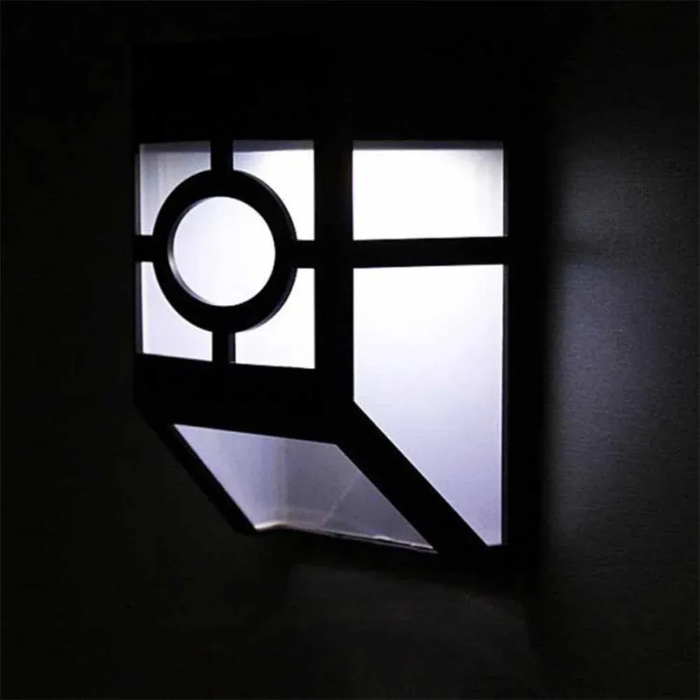 Applique Murale Solaire 2 Veilleuses Noire – Image 4