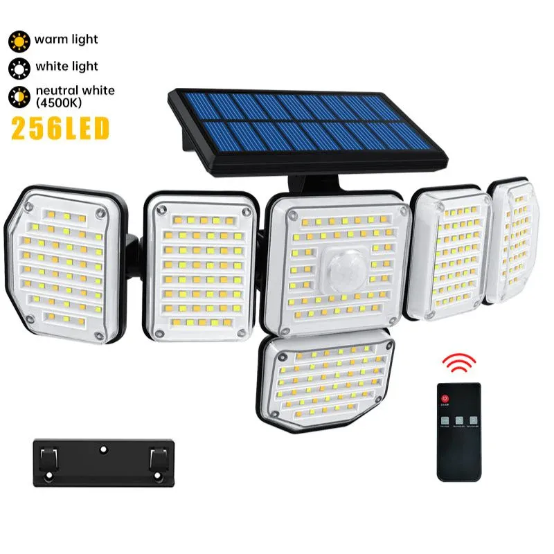 Applique murale solaire jardin (256 LED) – Image 2