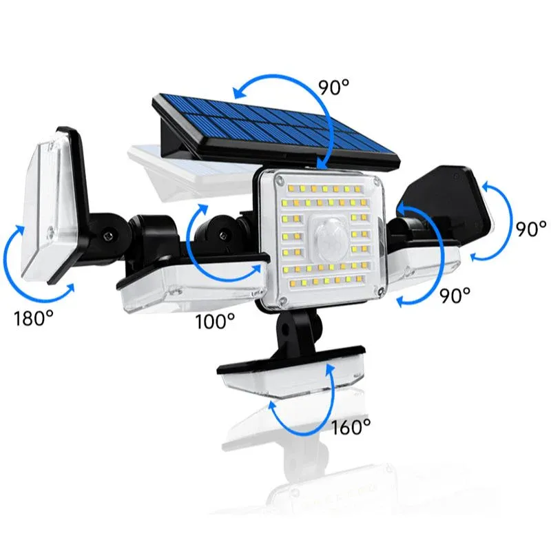 Applique murale solaire jardin (256 LED) – Image 5