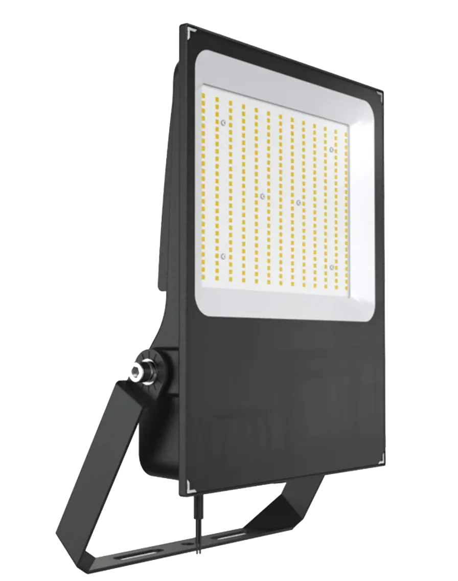 Projecteur extérieur noir MIRA 186mm 3000K 50W 120° ON/OFF