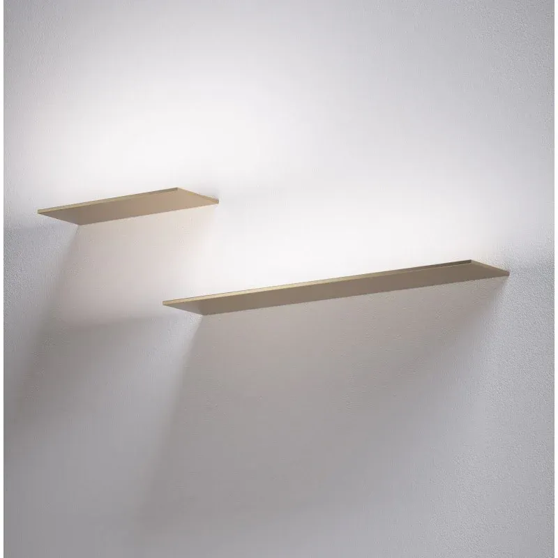 Applique en aluminium doré SOTTILE 750 2700K