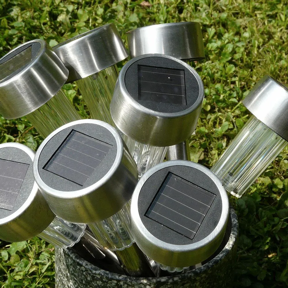Balise solaire extérieure "10 Pièces Multicolore Inox" – Image 5