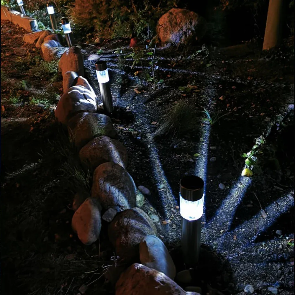 Balise solaire extérieure "Piquet Argenté Inox" – Image 3