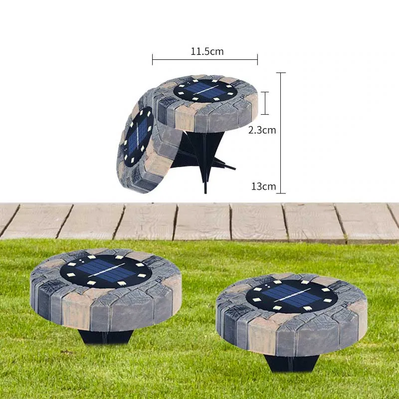 Balise solaire extérieure "Piquet Sol en Pierre" – Image 4