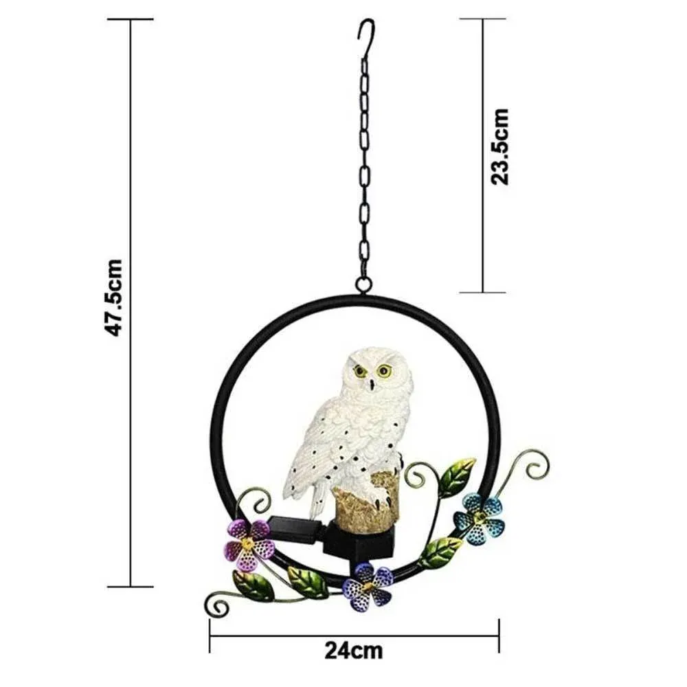 Animaux solaire Chouette à suspendre – Image 4
