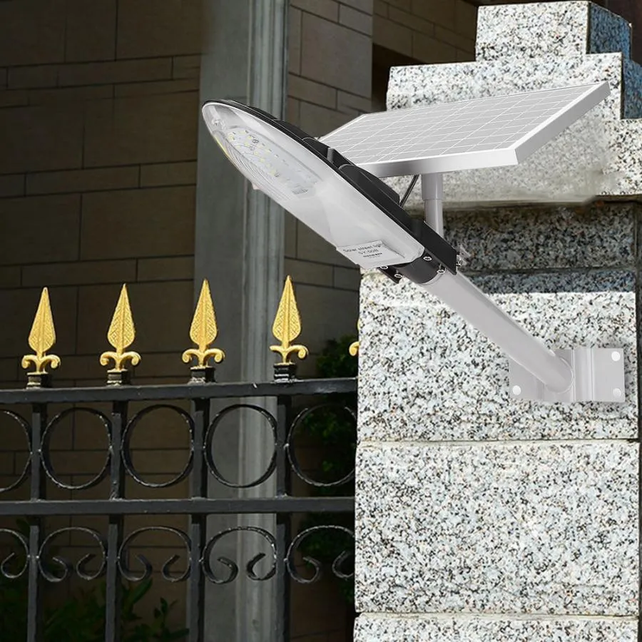 Lampadaire Solaire avec capteur micro-ondes 30 W – Image 3