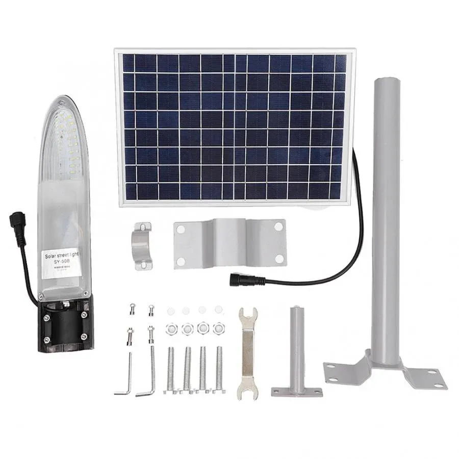 Lampadaire Solaire avec capteur micro-ondes 30 W – Image 6