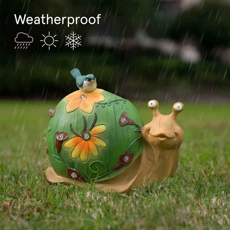 Animaux solaire extérieur "Escargot lumineux" – Image 3