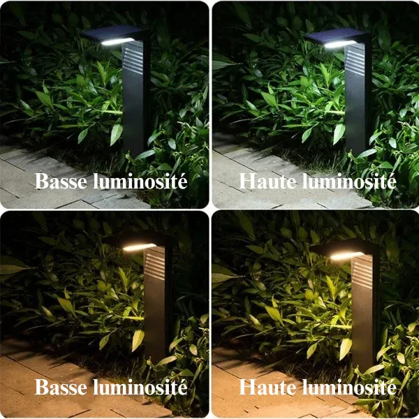 Lampe solaire design jardin double luminosité – Image 5