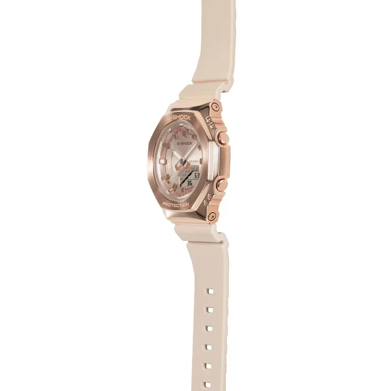 G-SHOCK - Montre Femme Analogique Numérique Beige rose GM-S2100PG-4AER – Image 5