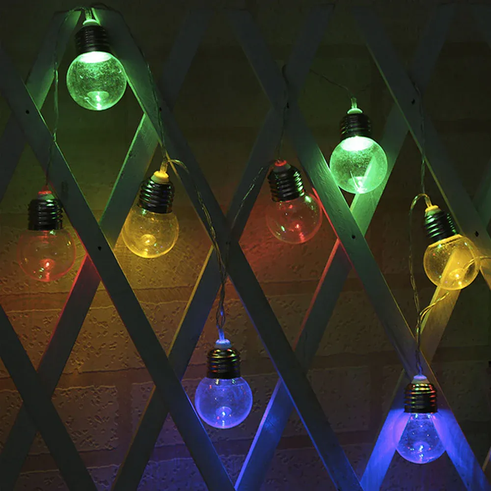 Guirlande Ampoule Solaire 10 Ampoules de Feston Claire – Image 2