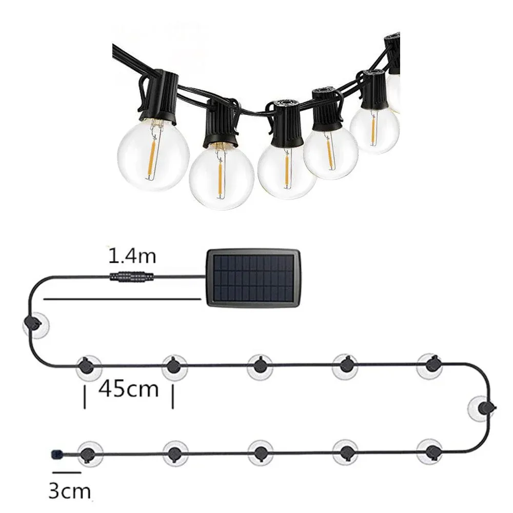 Guirlande Solaire "10 Ampoule LED G40" – Image 7