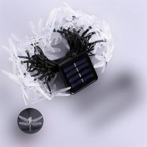 Guirlande Solaire Multicolore "Vol de Libellule" – Image 2