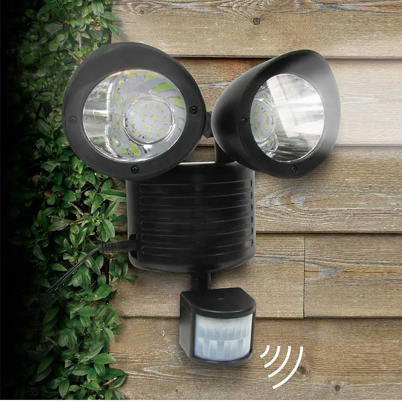 Lampe solaire jardin "Double projecteur blanc" – Image 4