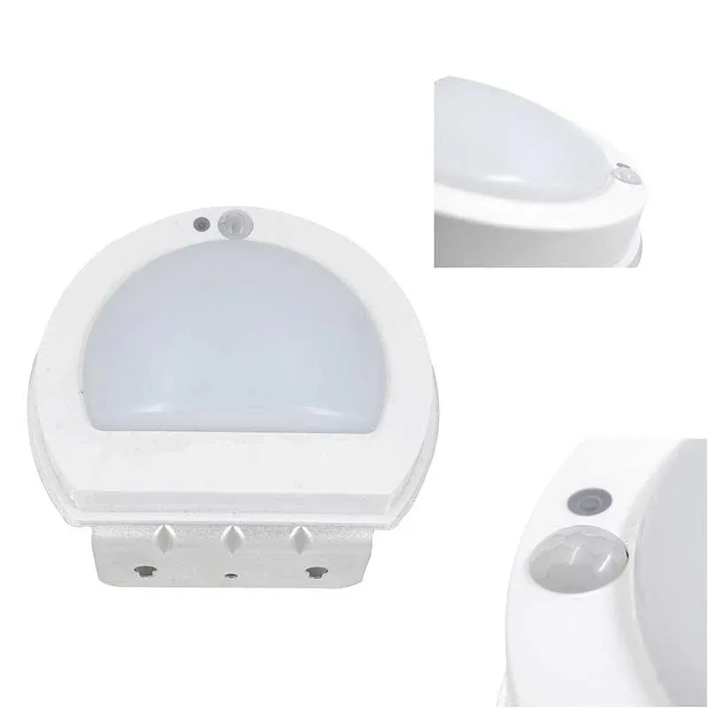 Lampe solaire jardin Ronde Blanche 28 LED (2Pcs) – Image 4