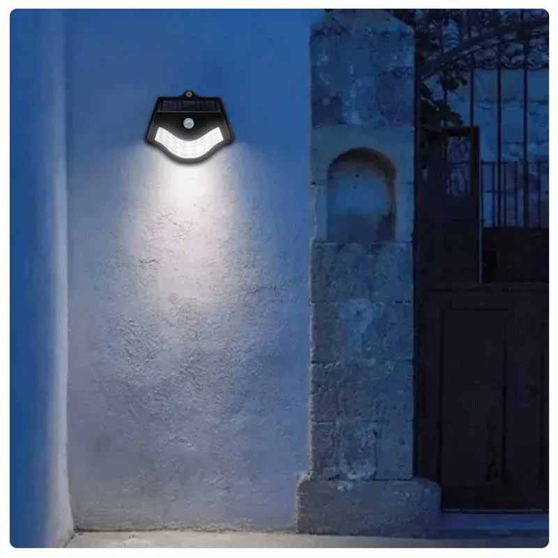 Applique murale solaire 32 LED noire – Image 4