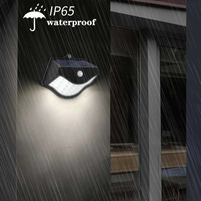 Applique murale solaire 32 LED noire – Image 5