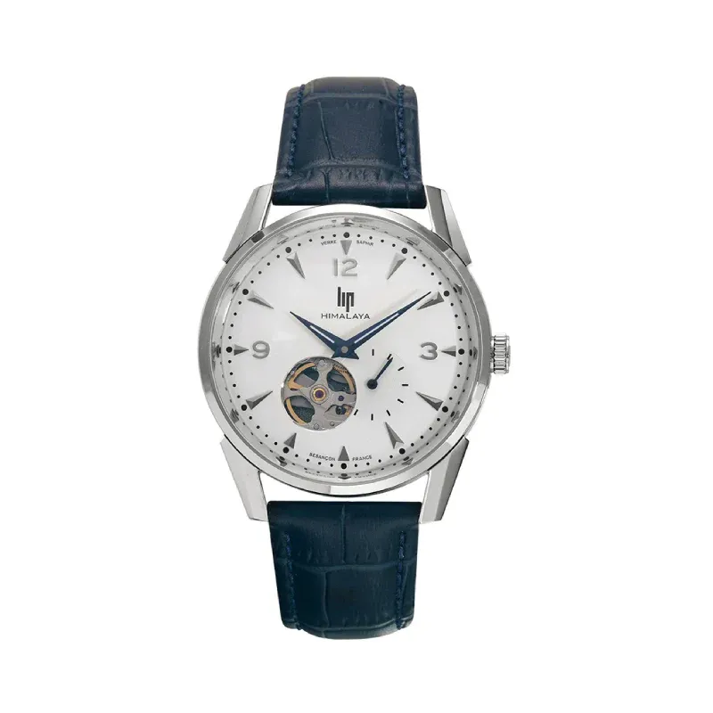 LIP - Montre Homme Himalaya Cuir Bleu Foncé – Image 2