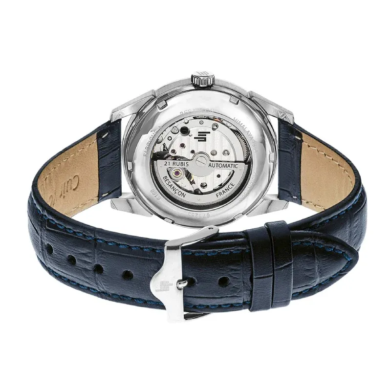 LIP - Montre Homme Himalaya Cuir Bleu Foncé – Image 3