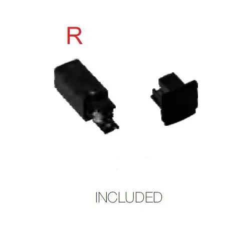 Rail / Profilé triphasé avec alimentation et embout – Image 3