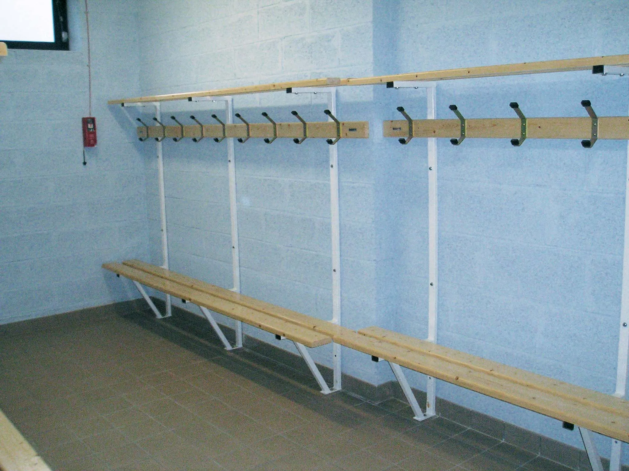 Banc mural sapin support ral blanc – Image 2