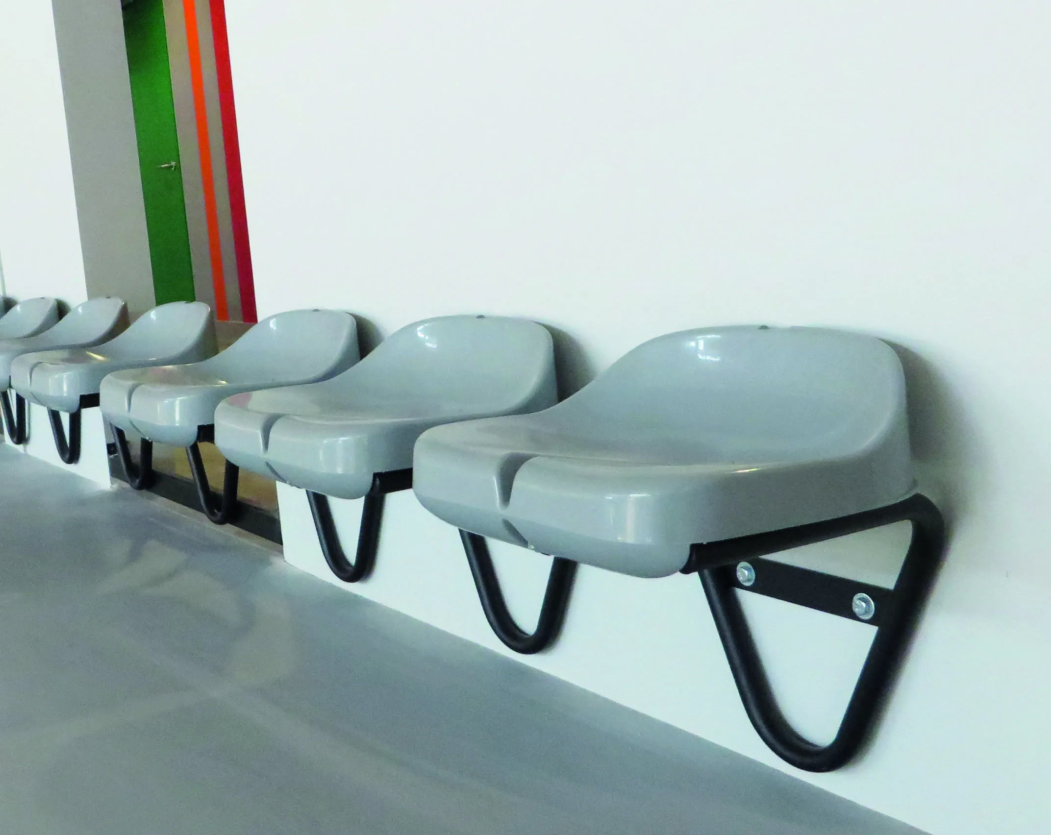 Console de fixation murale poudre noir pour coque 0