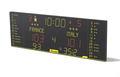 Tableau affichage interieur club 2m93 x 1m00 + scorepad + alpha