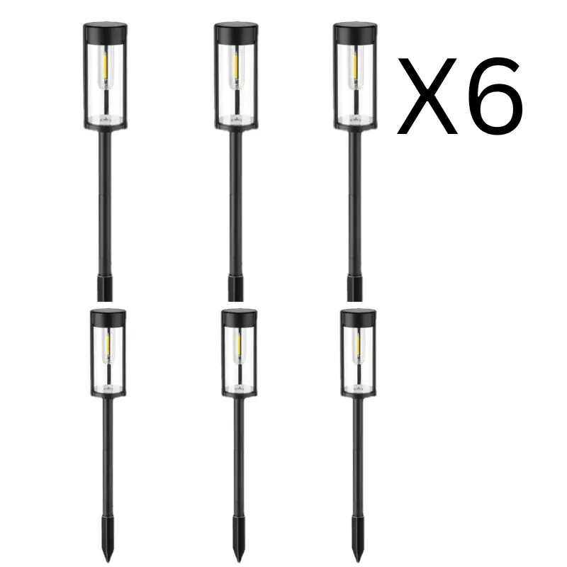 Piquet lumineux solaire avec ampoule à filament (Rond) – Image 8