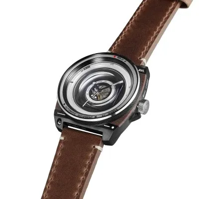 Tacs - Montre Homme AVL II Gun Marron – Image 2