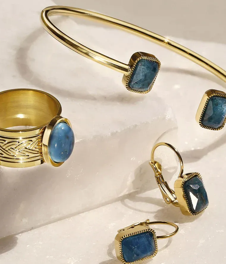 Zag Bijoux - Boucles d'Oreilles Véra Apatite – Image 4