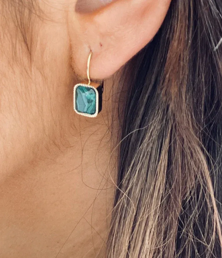 Zag Bijoux - Boucles d'Oreilles Véra Apatite – Image 2