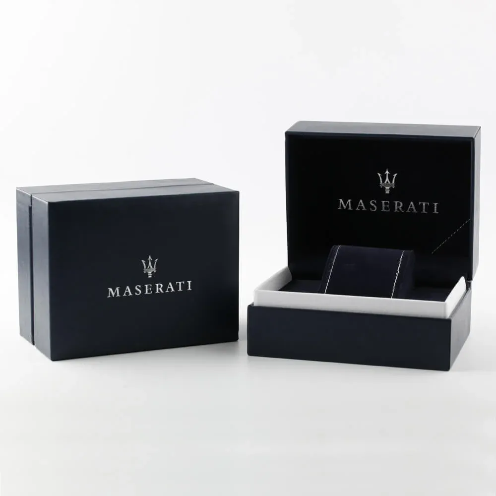 Maserati - Montre Successo Solar Céramique Blanc & Rose Doré – Image 2