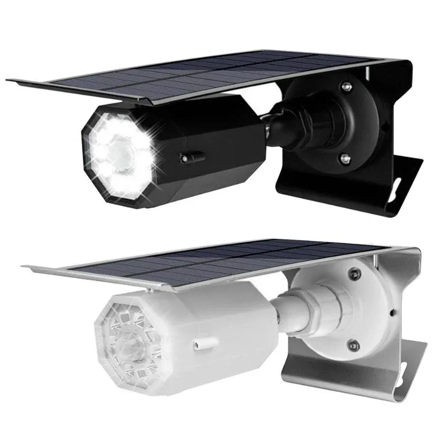 Lampe solaire jardin "Projecteur à détection mouvement"