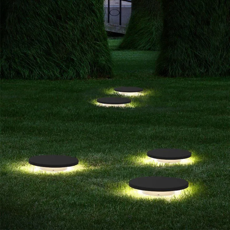 Lampe solaire design Plaque de luxe pour jardin (Alu) – Image 2