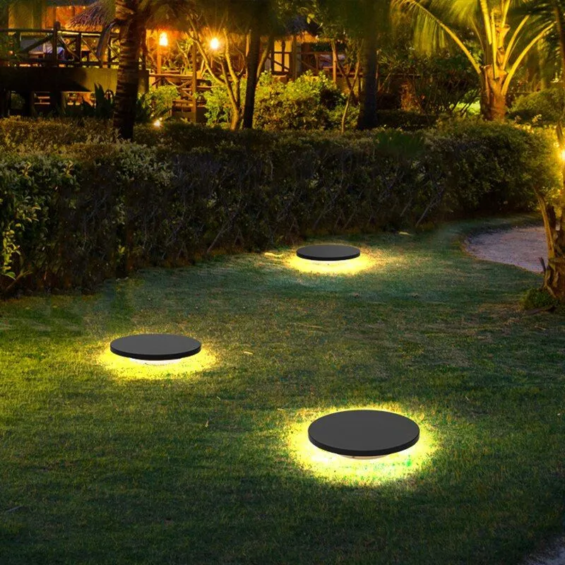 Lampe solaire design Plaque de luxe pour jardin (Alu) – Image 6