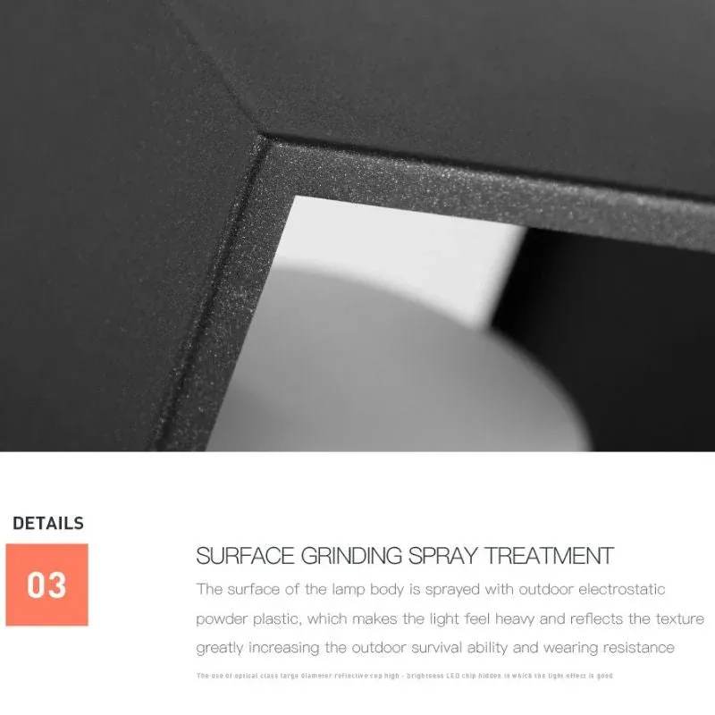 Lampe solaire design Cylindrique Luxe Extérieur LED (48 CM) INOX – Image 5