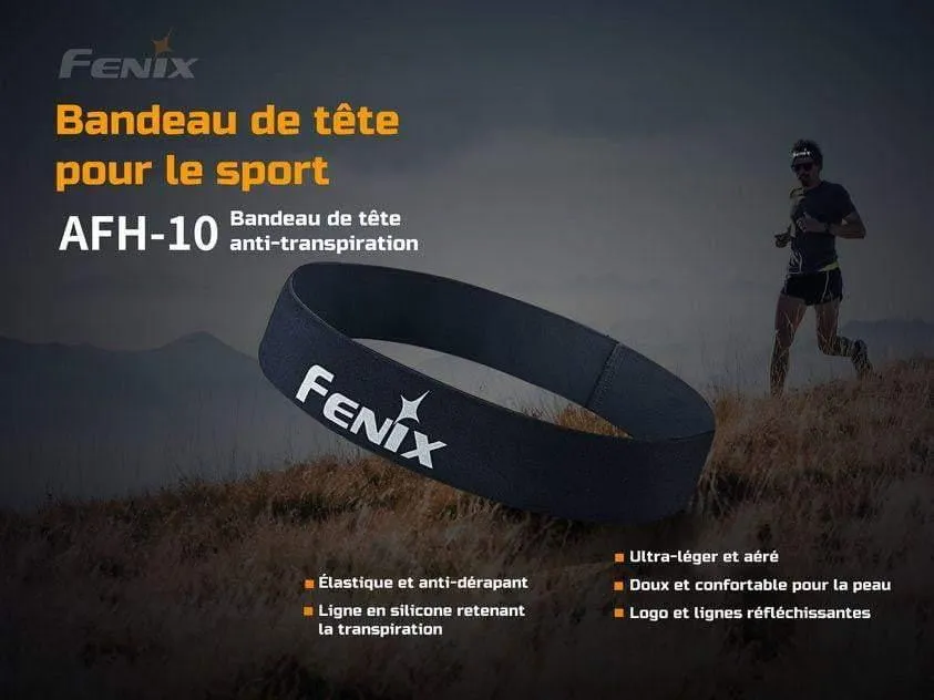 Fenix AFH-10 - serre tête de sport élastique en nylon avec lignes réfléchissantes et anti-transpiration – Image 3